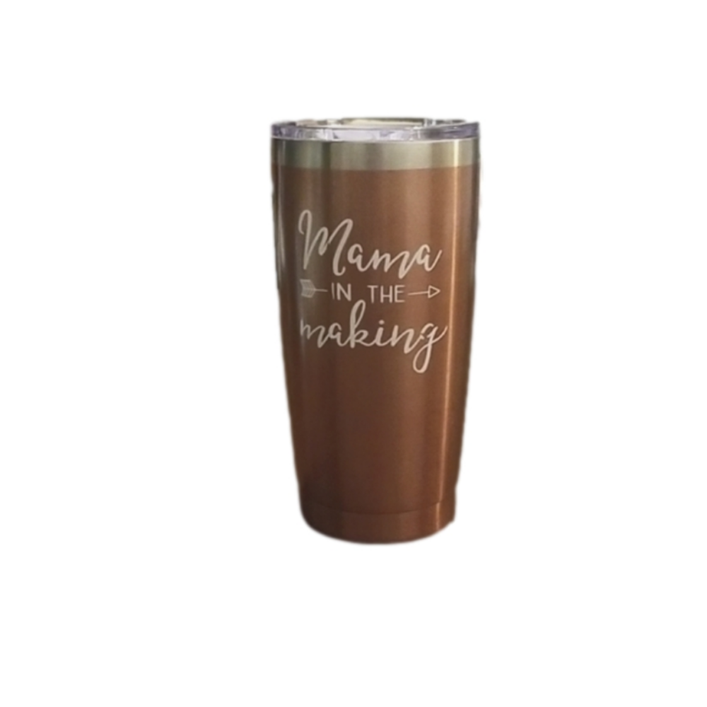 Pink Mama In The Making Tumbler